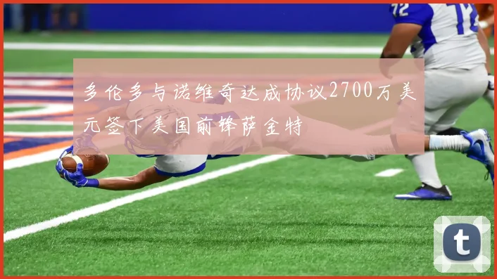 多伦多与诺维奇达成协议2700万美元签下美国前锋萨金特
